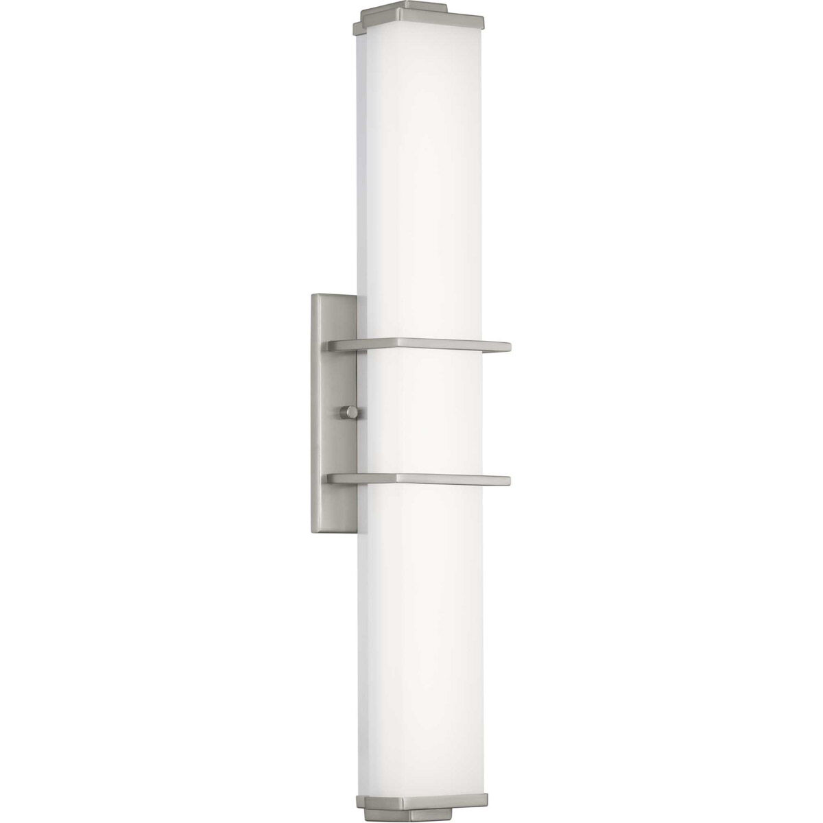 Phase 2.2 LED LED 24 inch Brushed Nickel Linear Bath Bar Wall Light, Progress LED