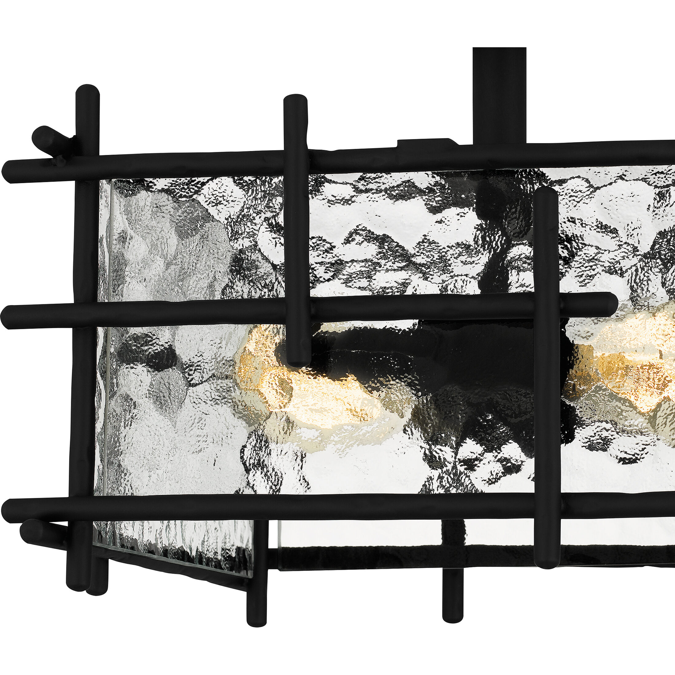 Daphne 2 Light 13 inch Matte Black Semi-Flush Mount Ceiling Light