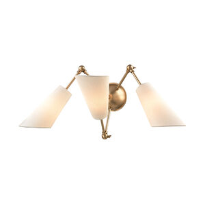 Buckingham 18.5 inch 40.00 watt Aged Brass Swing Arm Wall Lamp Wall Light