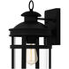 Scout 1 Light 16 inch Matte Black Outdoor Wall Lantern, Medium