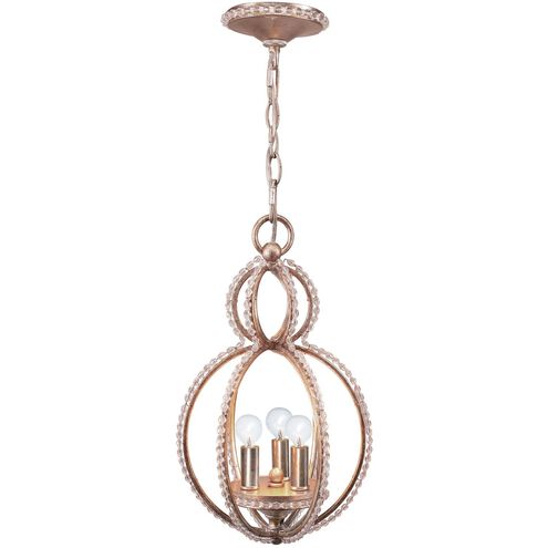 Garland 3 Light 9.5 inch Distressed Twilight Mini Chandelier Ceiling Light