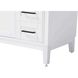 Virginia 42 X 35 inch White Bathroom Vanity Cabinet