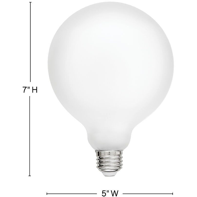 LumiGlo Med. 2.00 watt 120v 2700 LED Bulb in Matte White