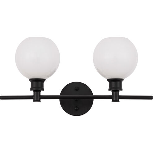 Syracuse 2 Light 19 inch Black Wall sconce Wall Light