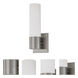 Link 1 Light 4.5 inch Brushed Nickel ADA Wall Sconce Wall Light