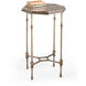 Chelsea House Natural Brown/Antique Silver/Gold Accent Table