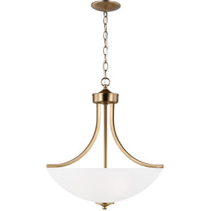 Geary LED 18.63 inch Satin Brass Pendant Ceiling Light, Medium