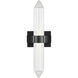 Avroko Langston LED Plated Dark Bronze Bath Light Wall Light, Integrated LED