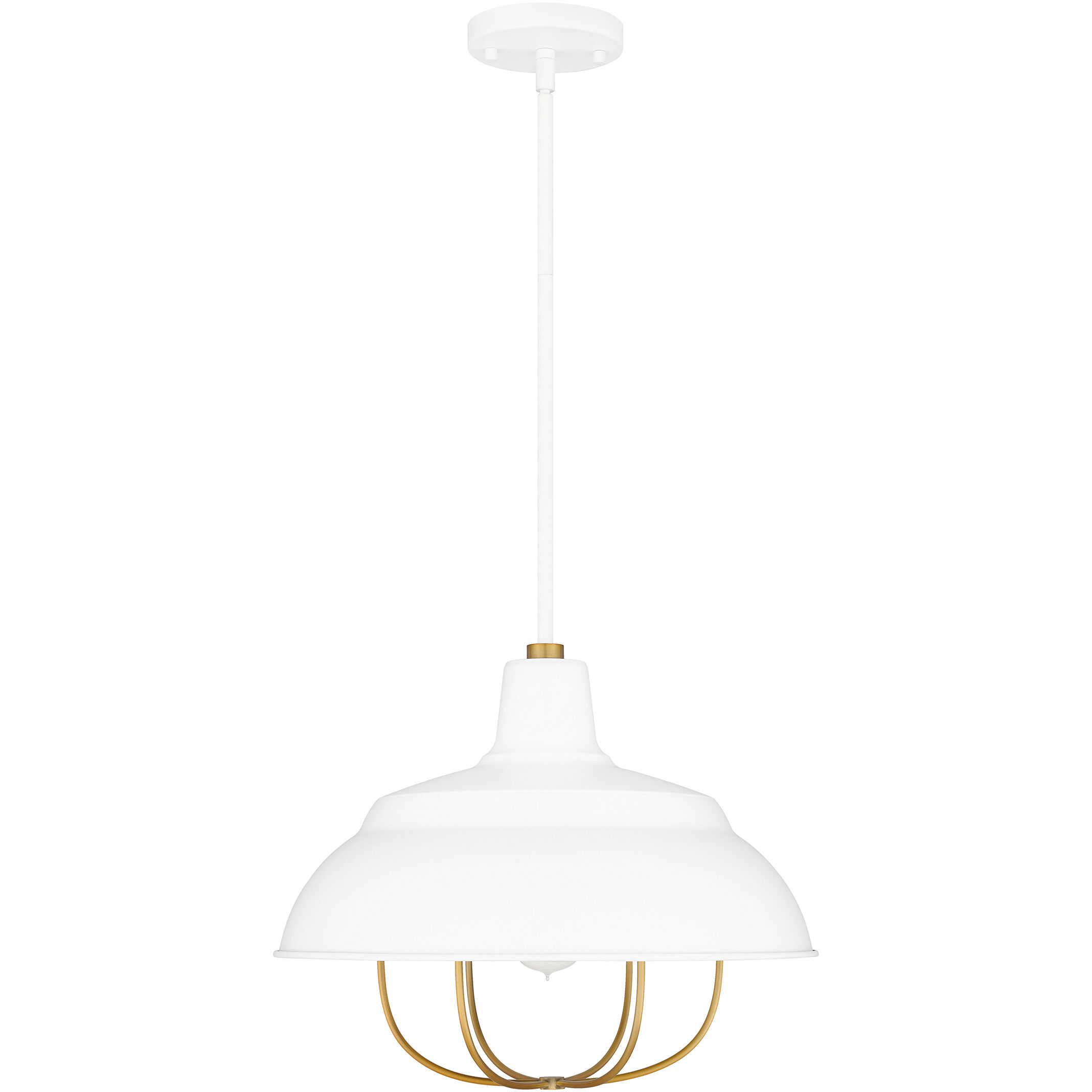 Darmody 1 Light 17 inch White Lustre Pendant Ceiling Light
