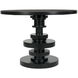 Corum 42 X 42 inch Hand Rubbed Black Dining Table, Round