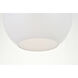 Baxter 1 Light 8 inch Black Flush Mount Ceiling Light