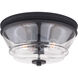 Toledo LED 13 inch Matte Black Flush Mount Ceiling Light