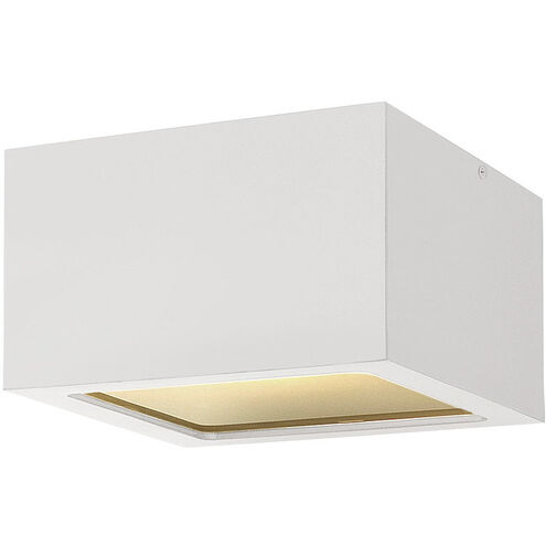 Kube LED 6 inch Satin White Outdoor Flush Mount