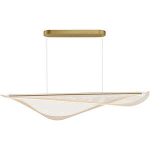 Manta LED 47 inch Gold Linear Pendant Ceiling Light
