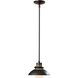 Staccato 1 Light 10.5 inch Dark Smoke Mini Pendant Ceiling Light, Large
