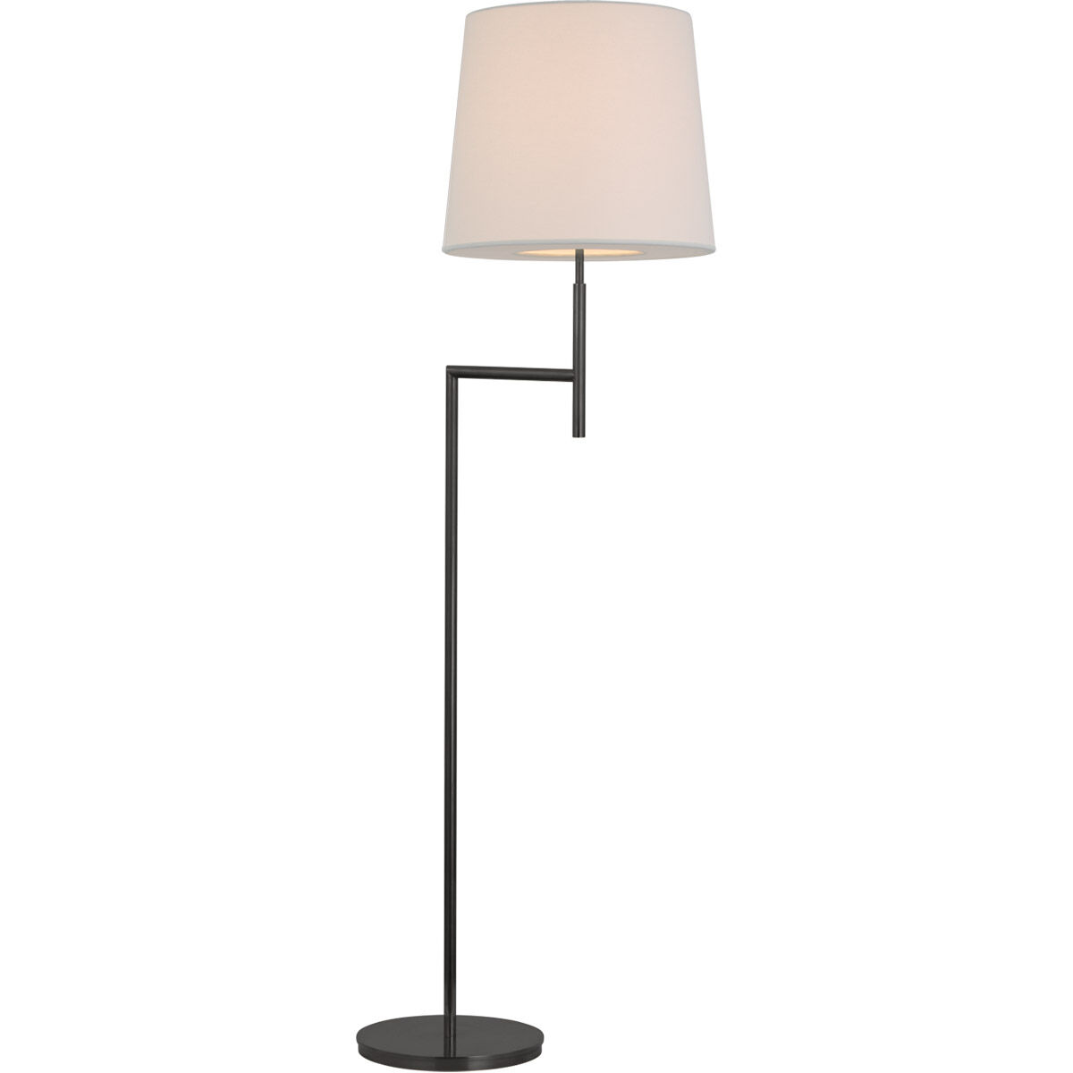 Barbara Barry Clarion 59 inch 15.00 watt Bronze Bridge Arm Floor Lamp Portable Light