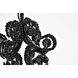 Kato 4 Light 13 inch Polished Black Pendant Ceiling Light