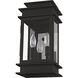 Princeton 2 Light 14 inch Black Outdoor Wall Lantern