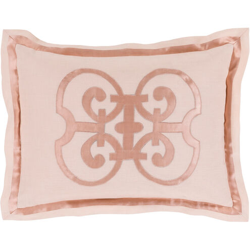 Versaille 26 X 20 inch Peach, Pale Pink Standard Sham