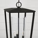 Elliott 3 Light 12.25 inch Black Outdoor Hanging Lantern