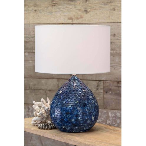 Sirene 26 inch 150.00 watt Blue Table Lamp Portable Light