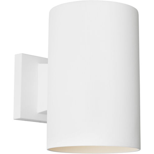Sean Lavin Outdoor Cylinders 1 Light 9 inch Outdoor Textured White Outdoor Wall Lantern