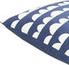 Lachen 18 inch Dark Blue Pillow Kit in 18 x 18, Square