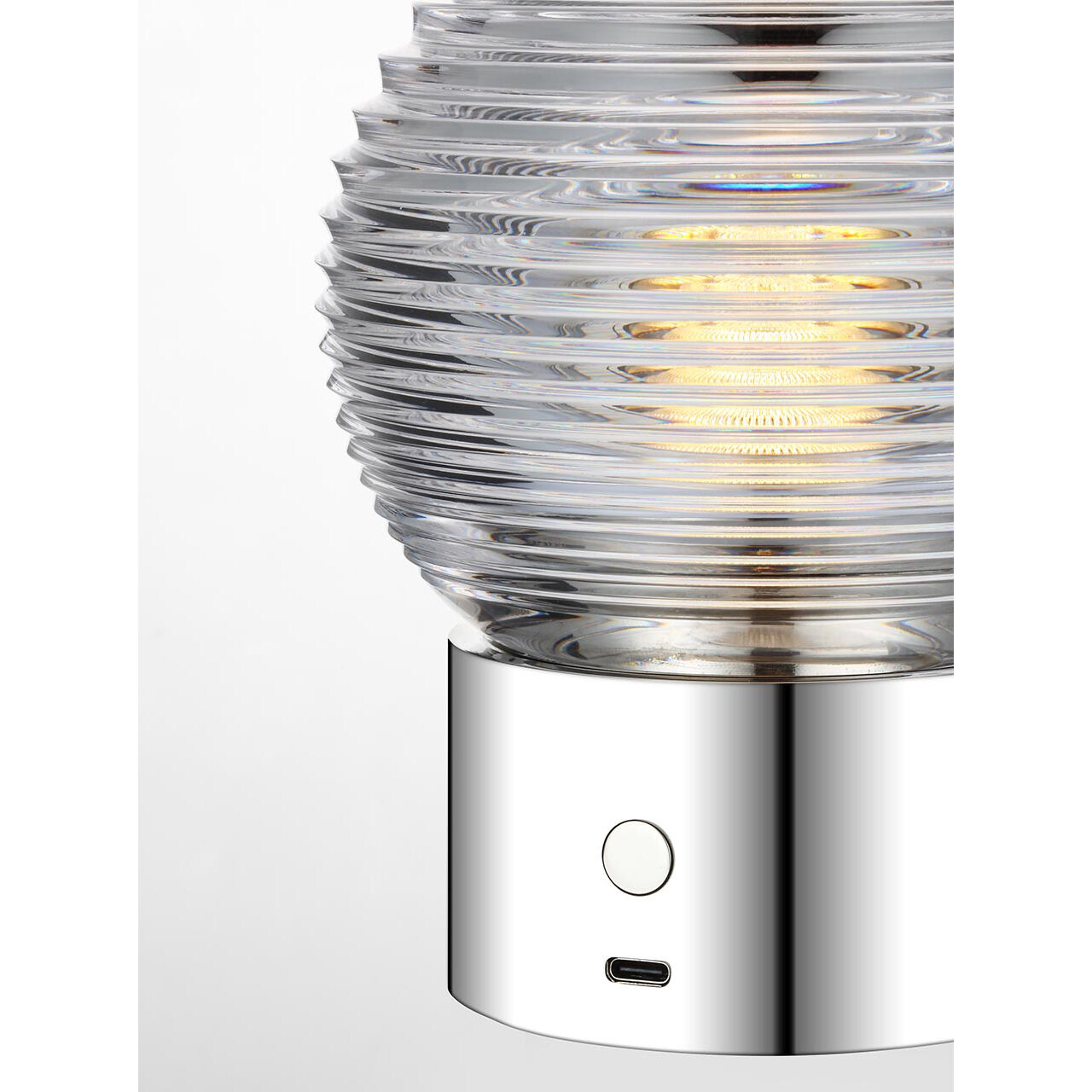 Waterford Circon 6.5 inch 1.50 watt Polished Nickel Rechargeable Accent Lamp Portable Light