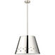 Katie 1 Light 18 inch Polished Nickel Chandelier Ceiling Light