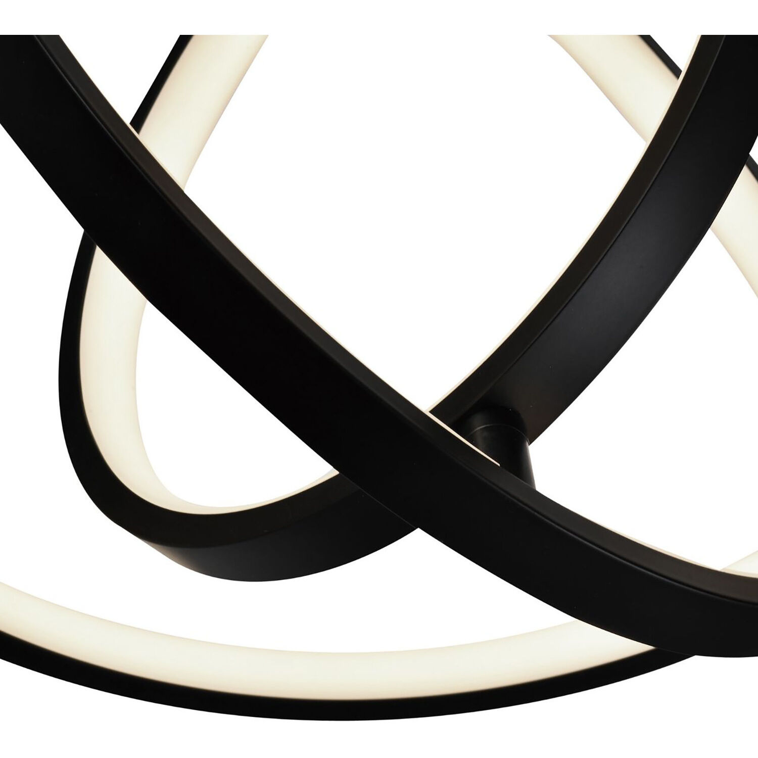 Sienna LED 15.75 inch Semi Gloss Black Pendant Ceiling Light