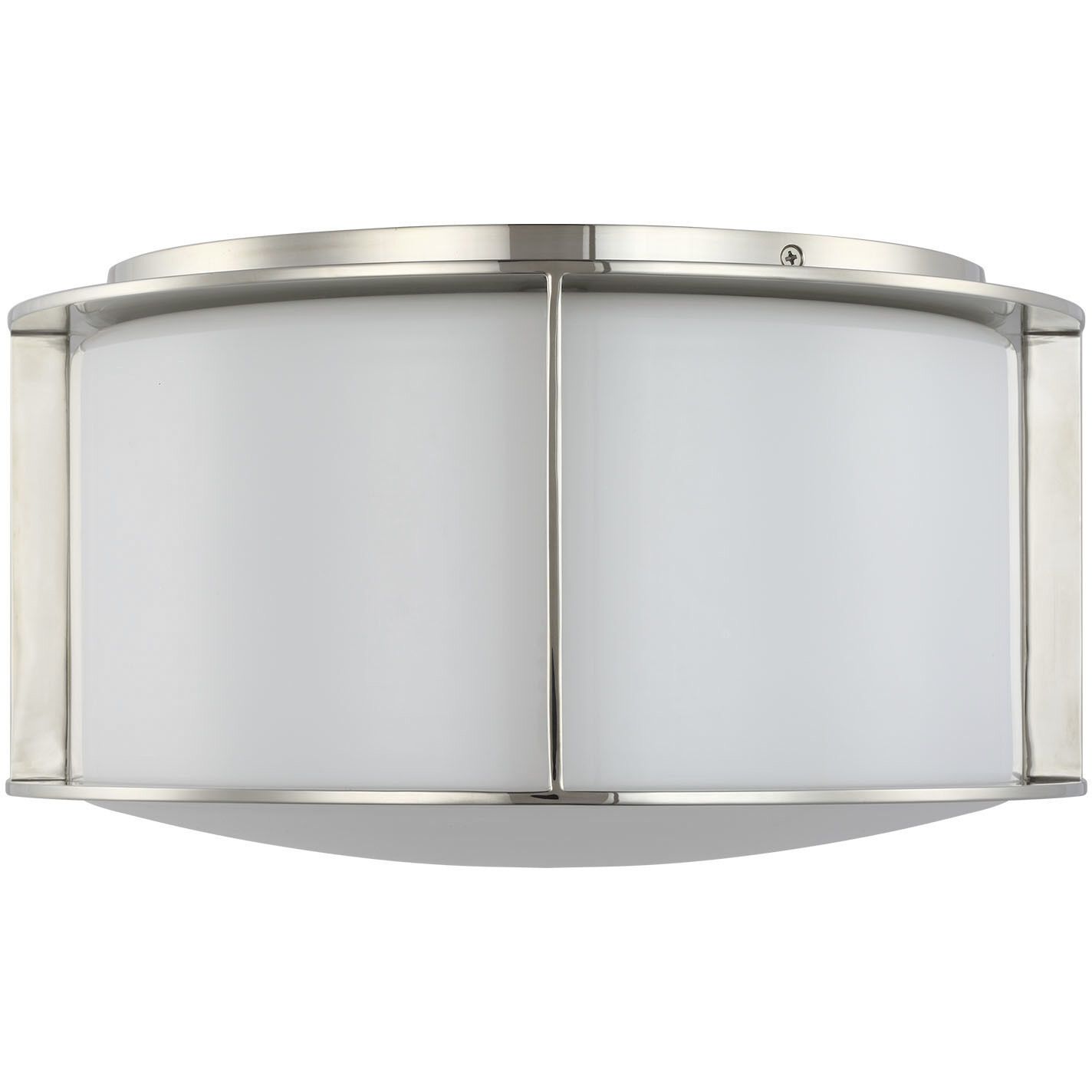 Barbara Barry Phinn LED 13 inch Polished Nickel Flush Mount Ceiling Light