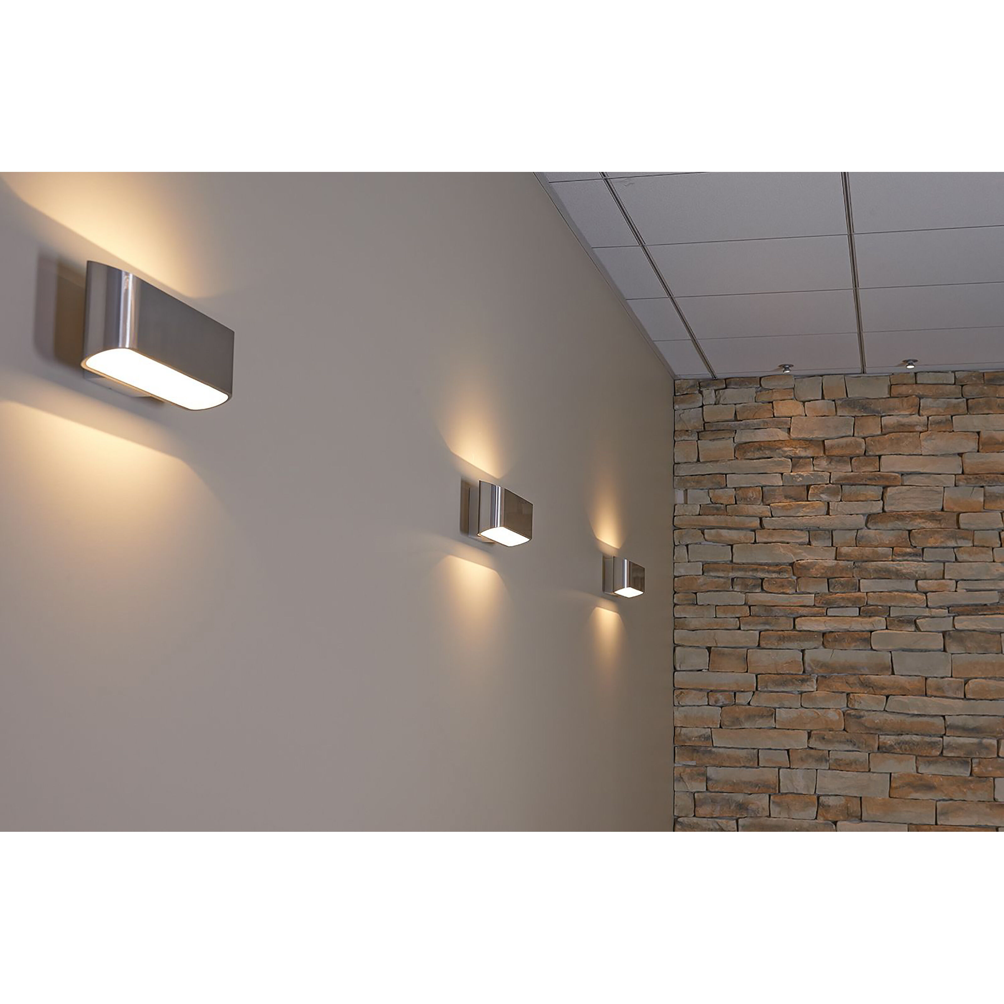 Eclipse 2 Wall Sconce Wall Light in White