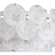 Yep Cascada Pendant Ceiling Light in Cirrus Cloud Glass, 3 Tier