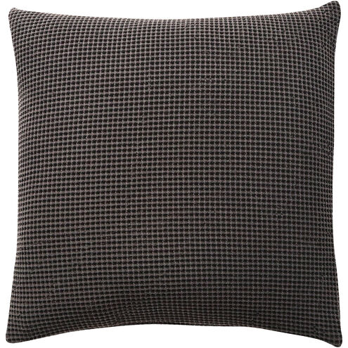 Ria 22 X 22 inch Black Peppercorn Pillow