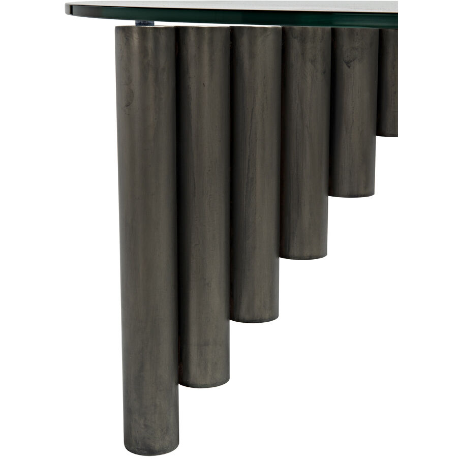 Organum 36 X 36 inch Gun Metal Coffee Table