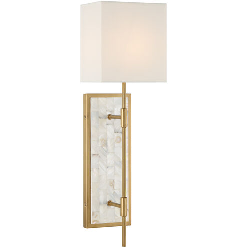 Eastover 1 Light 6.5 inch Warm Brass Wall Sconce Wall Light