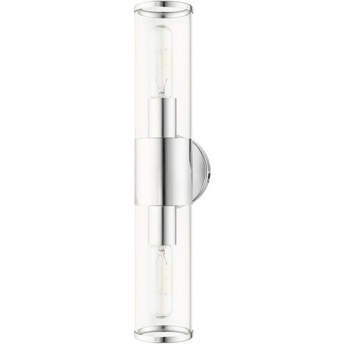 Banca 2 Light 19 inch Polished Chrome ADA Vanity Sconce Wall Light