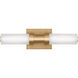 Kiel LED 4.75 inch Satin Brass Bath Vanity Wall Light