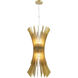 Canada 8 Light 15 inch Gold Chandelier Ceiling Light