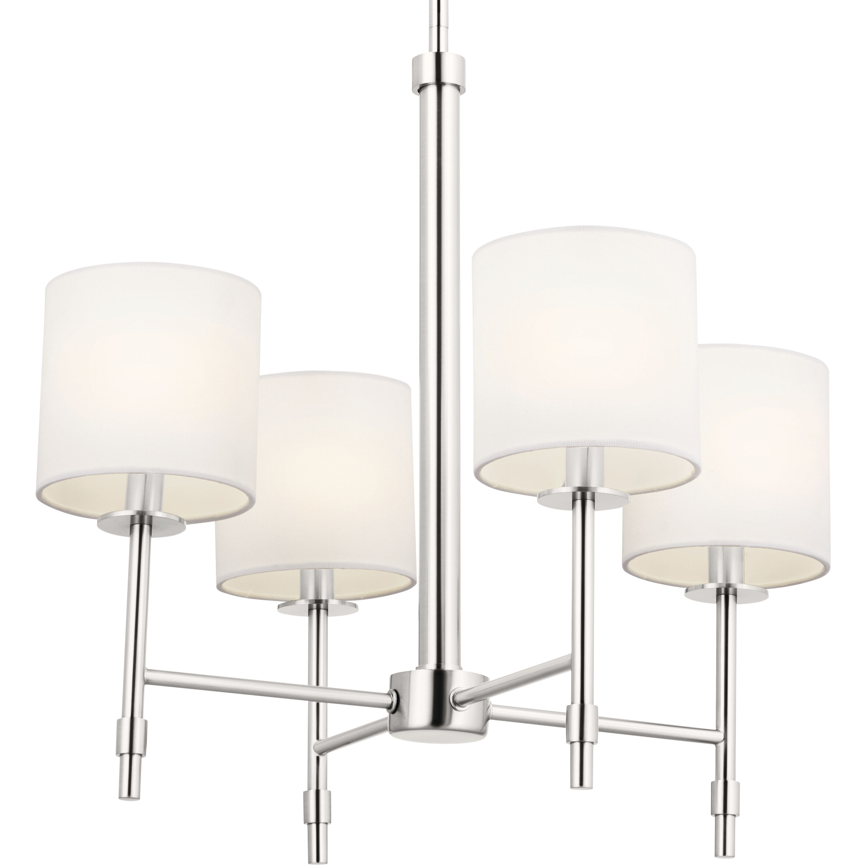 Ali 4 Light 20 inch Polished Nickel Chandelier Ceiling Light