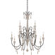 Ashland 12 Light 38 inch White Washed Driftwood Chandelier Ceiling Light