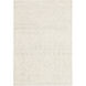 Natural Luxe 36 X 24 inch White/Ivory Rug in 2 x 3