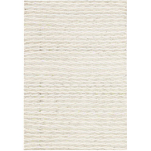 Natural Luxe 130 X 94 inch White/Ivory Rug in 8 x 11