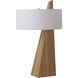 Obelisk 29 inch 22 watt Natural Ash Table Lamp Portable Light