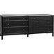 Hampton Hand Rubbed Black Dresser, 6 Drawer