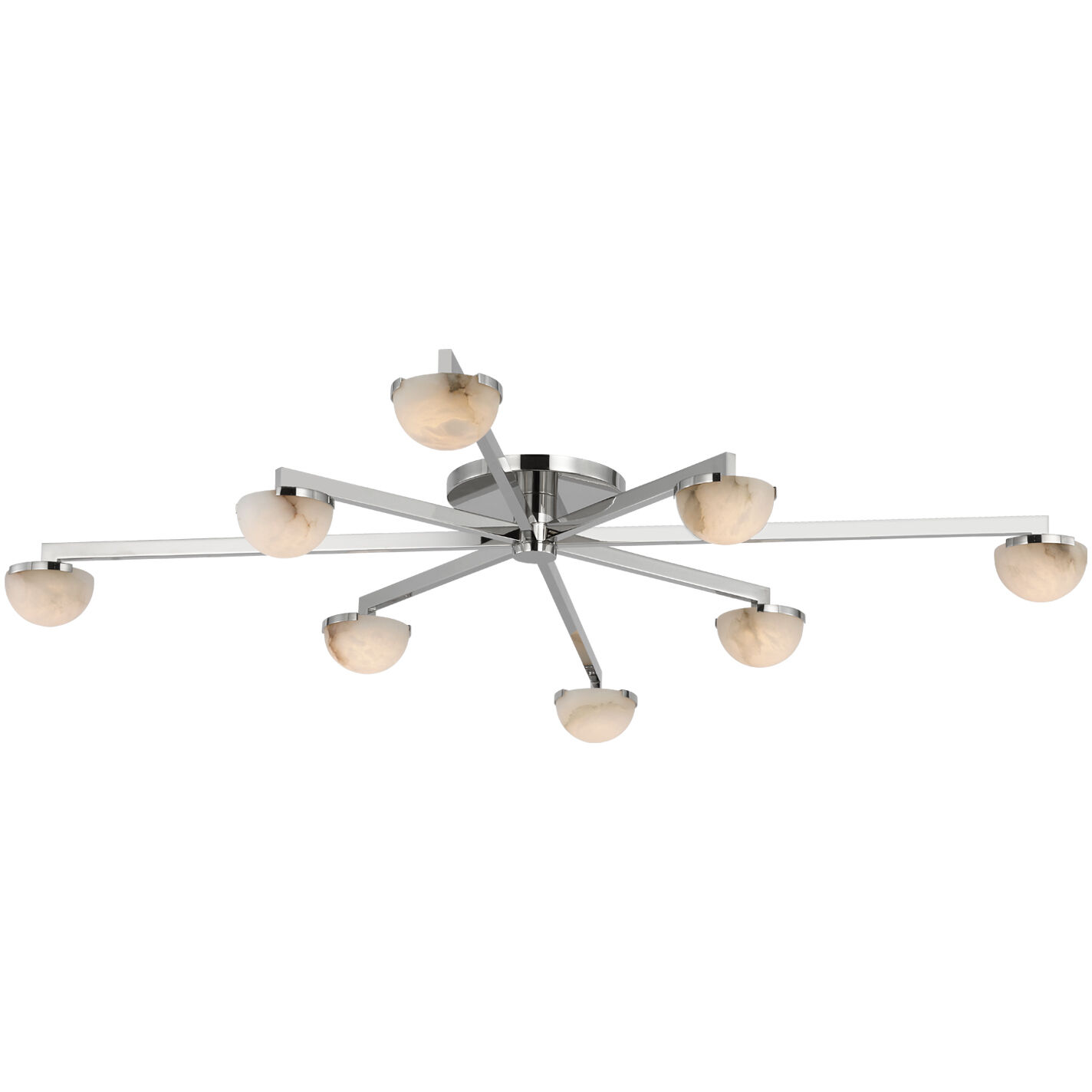 Kelly Wearstler Pedra LED 48 inch Polished Nickel Staggered Arm