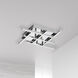 Summit LED 14.75 inch Polished Chrome Flush Mount Ceiling Light