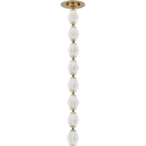 Sean Lavin Collier LED Natural Brass Pendant Ceiling Light, Integrated LED