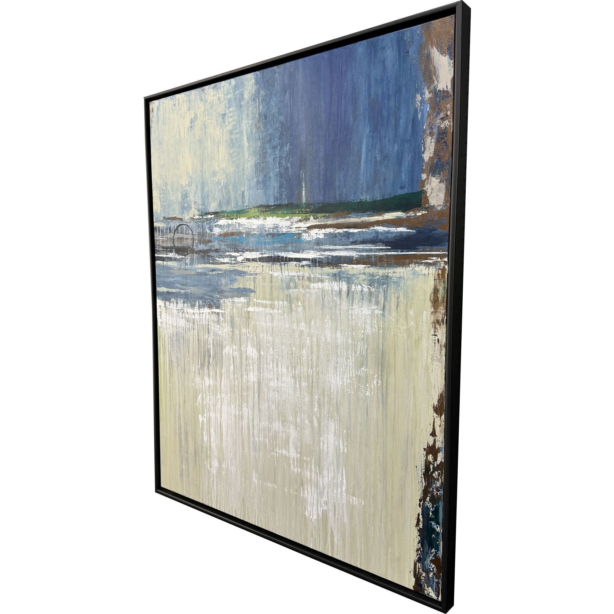 Coast Road Blue and Green and Multi and White Canvas, The Studio