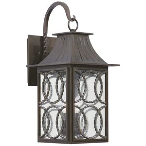 Monterey 3 Light 26 inch Aged Bronze Outdoor Wall Sconce
